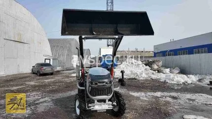 Фронтальный погрузчик для ременного минитрактора