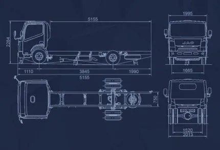 Автогидроподъёмник JAC N 75