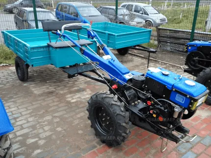 Тележка мотоблока ТМ-500/2 (двухместная)