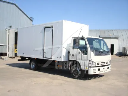 ISUZU NPR75 (ELF 7.5) с фургоном сэндвич