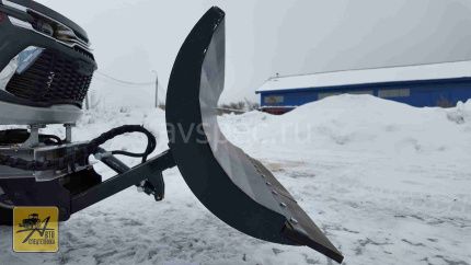 Отвал для уборки снега на ременные трактора усиленный Отвал для уборки снега на ременные трактора усиленный