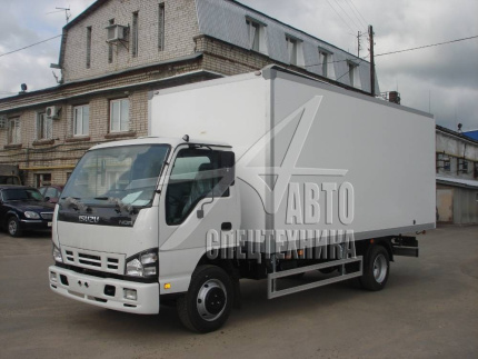 ISUZU NPR75 (ELF 7.5) с фургоном сэндвич