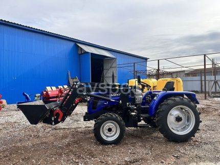 Трактор LOVOL TE 244 без кабины c погрузчиком