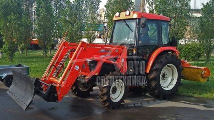 Обзор модели Киоти DK551C трактор kioti dk551c