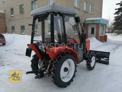 Минитрактор Уралец 254 с кабиной КПП с боку