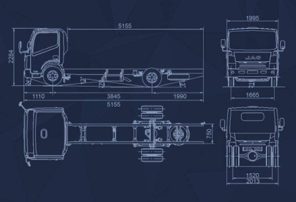 Рефрижератор JAC N 120