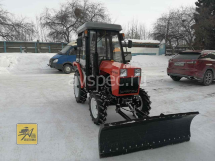 Минитрактор Уралец 254 с кабиной КПП с боку