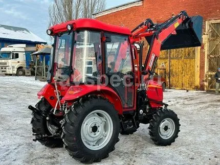 Минитрактор Dongfeng DF-404C G2 с кабиной с фронтальным погрузчиком