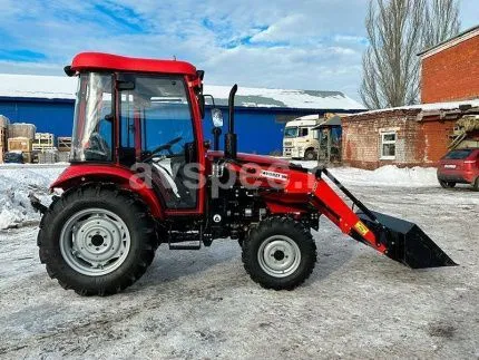 Минитрактор Dongfeng DF-404C G2 с кабиной с фронтальным погрузчиком