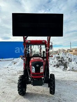Минитрактор Dongfeng DF-404C G2 с кабиной с фронтальным погрузчиком